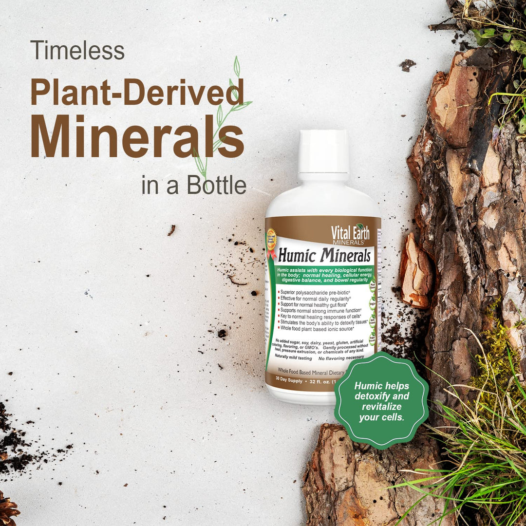 Vital Earth Minerals Humic Minerals, 32 oz