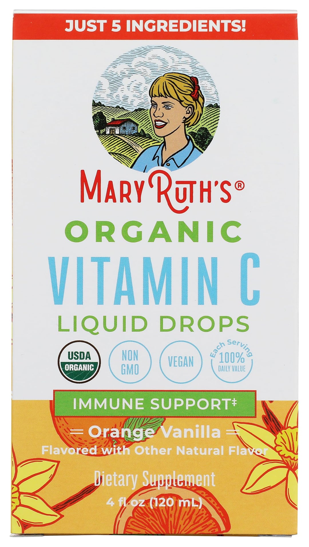 MaryRuth's Organic Vitamin C Drops, 4 fl oz