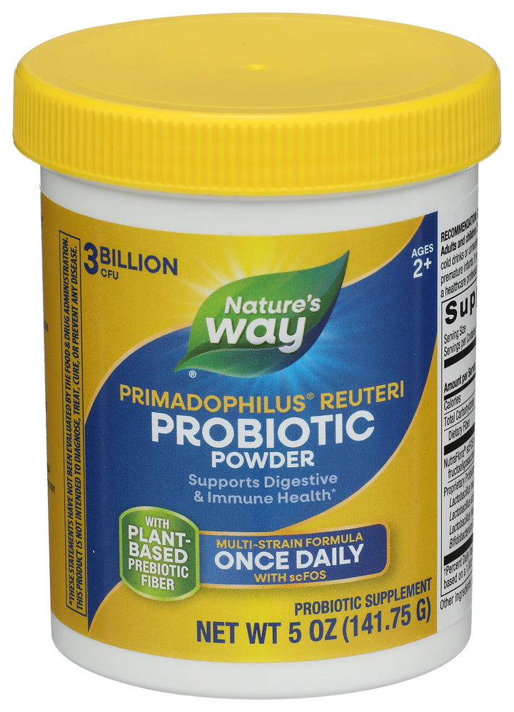 Nature's Way Primadophilus Reuteri Superior Probiotic Multi-Strain Powder, 5 oz
