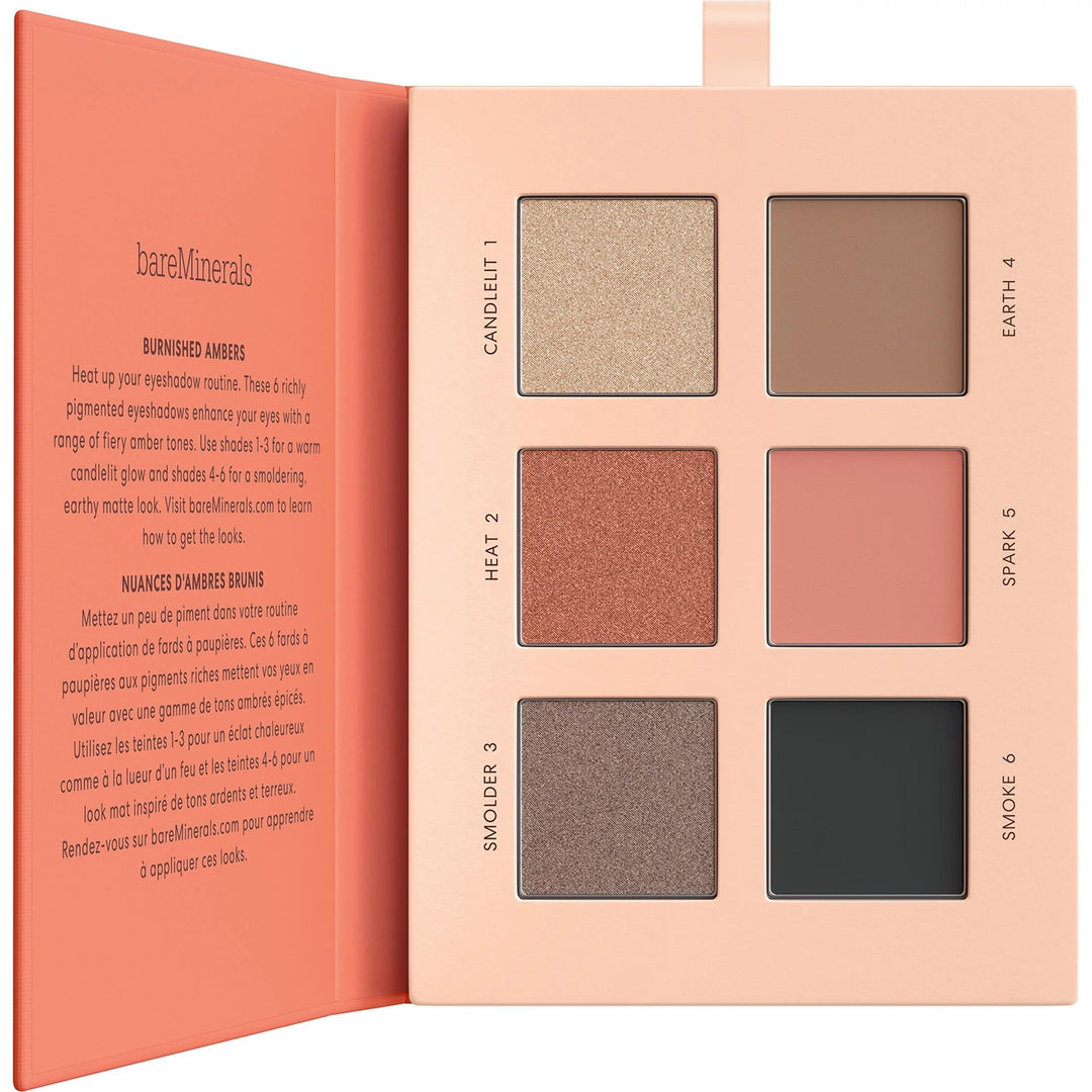 bareMinerals Mineralist Eyeshadow Palette, Burnished, 0.24 oz