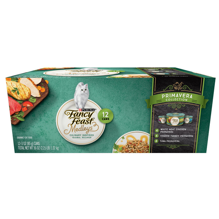 Fancy Feast Medleys Primavera Wet Cat Food, 3 oz, 24 Count