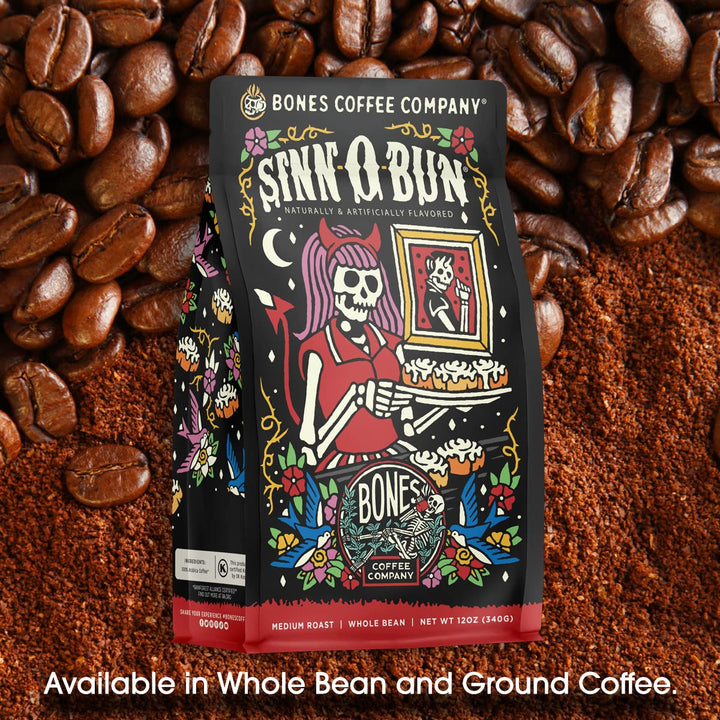 Bones Coffee Company Sinn-O-Bun Coffee, 12 oz
