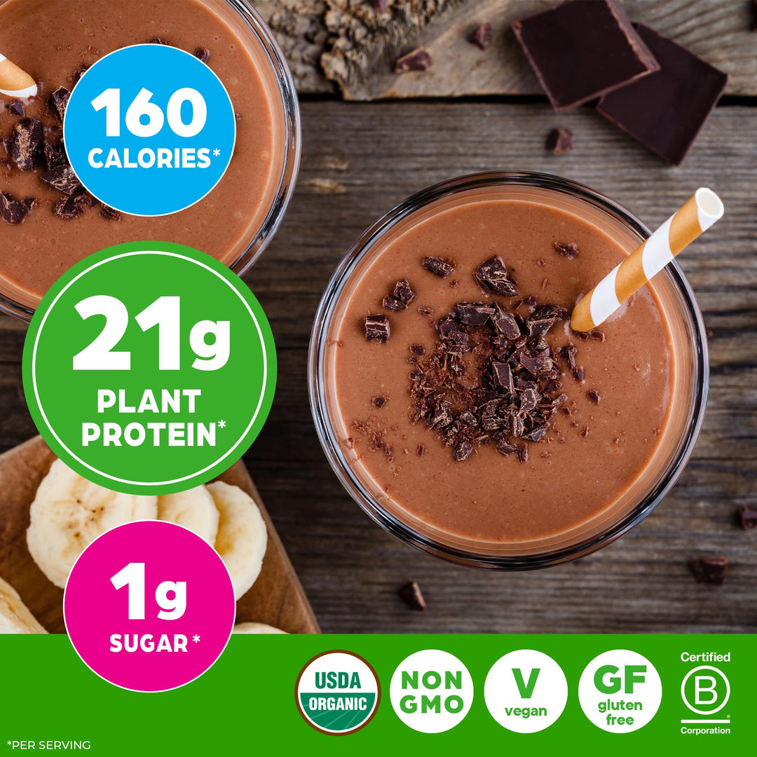 Orgain Organic Vegan Protein and Superfoods Powder, Chocolate, 1.12 lb
