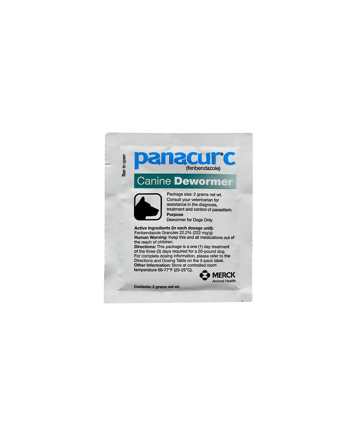 Panacur C Canine Dewormer, 2 g