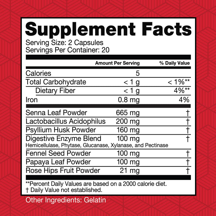 Health Plus Herbal Detox+ Capsules, 40 Count