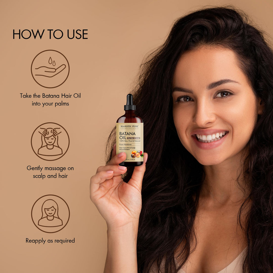 Majestic Pure Batana Oil, 4 fl oz