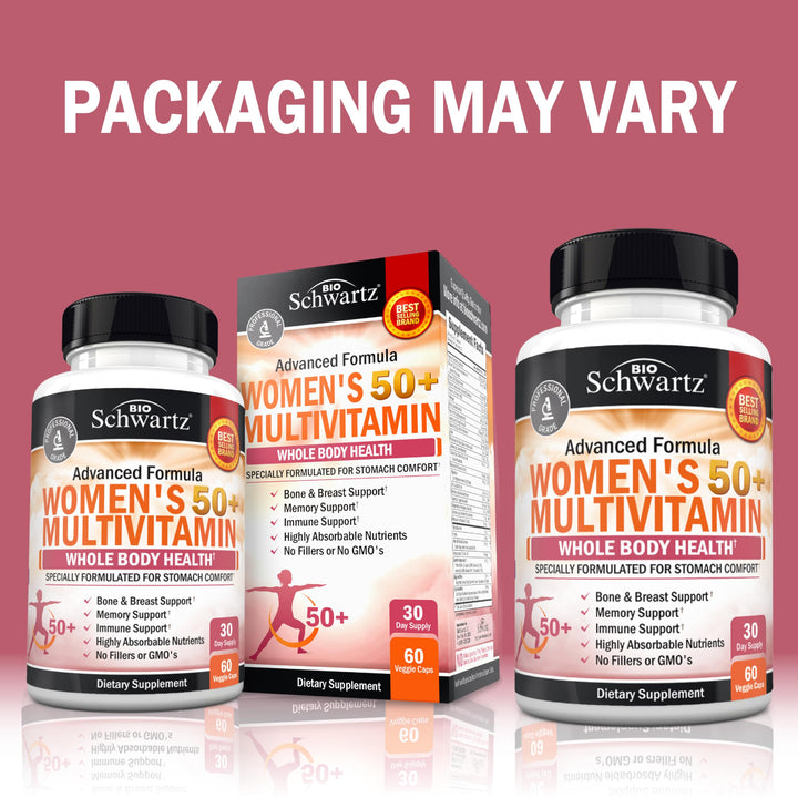 BioSchwartz Women's 50+ Multivitamin, 60 Count