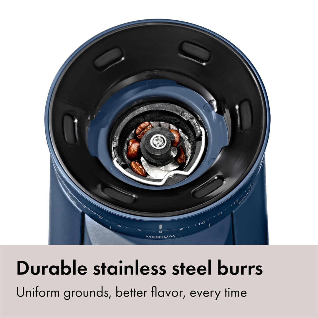 OXO Brew Conical Burr Coffee Grinder, Storm Blue