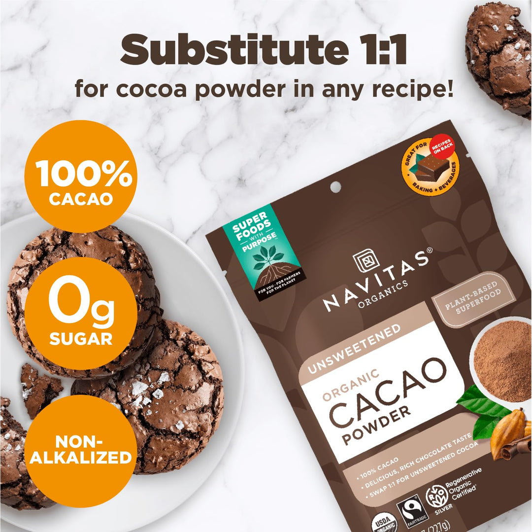 Navitas Organics Cacao Powder, 227 g