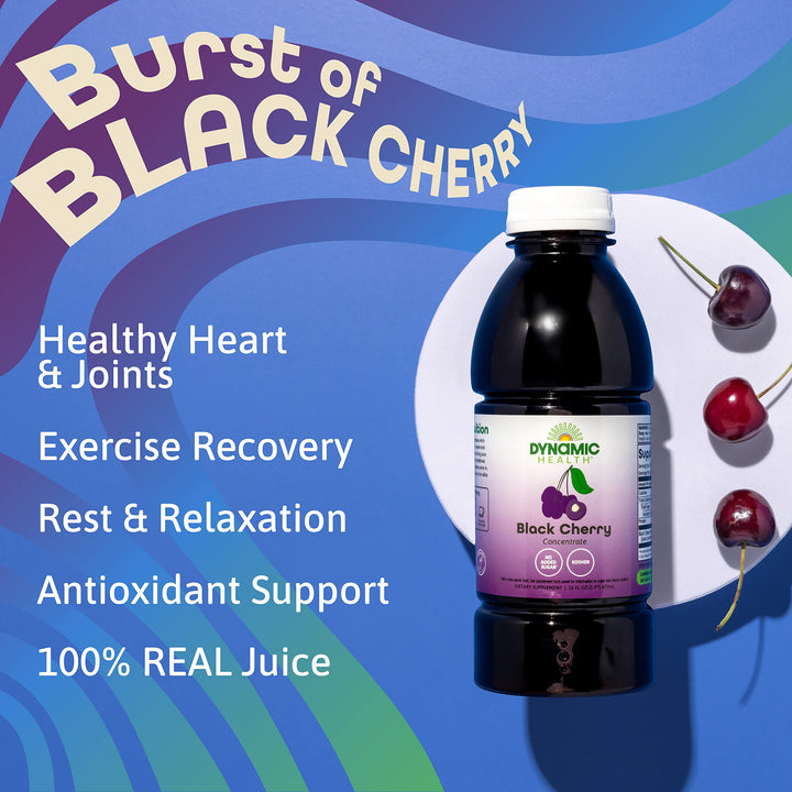 Dynamic Health 100% Pure Black Cherry Juice Concentrate, 16 oz