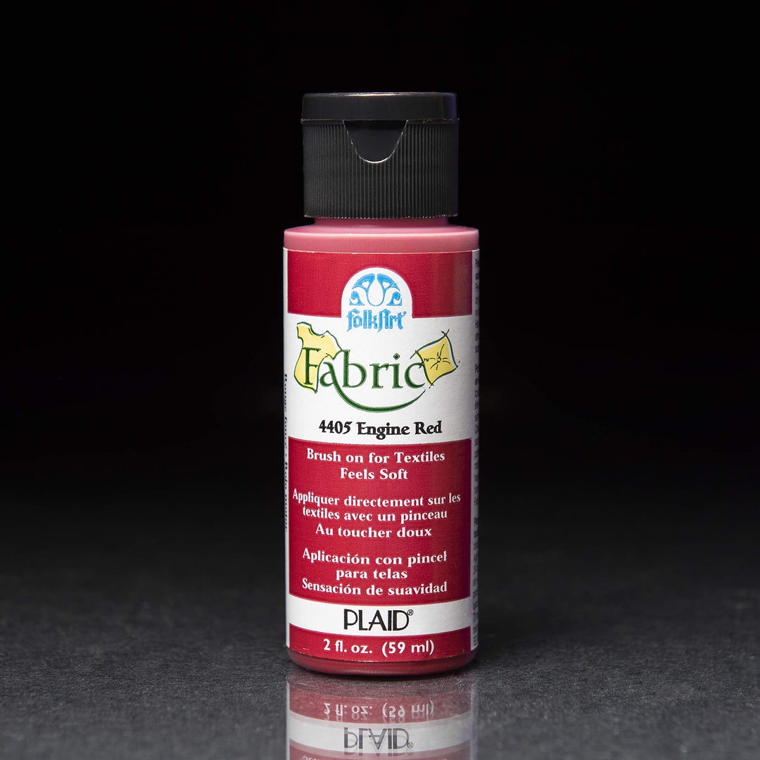 FolkArt Brush On Fabric Paint Beginner Set, 2 oz