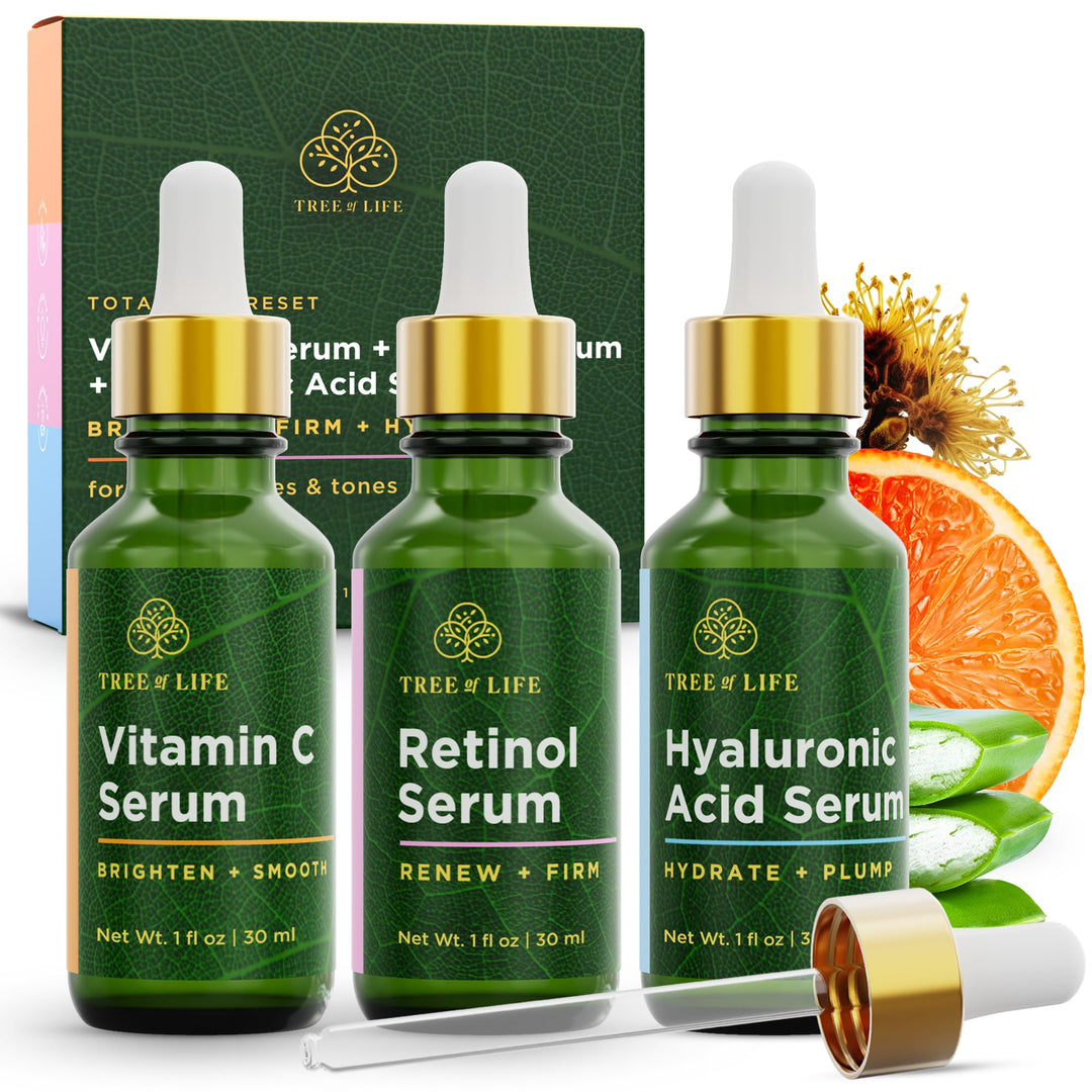 Tree of Life Beauty Anti Aging Serum, Pack of 3