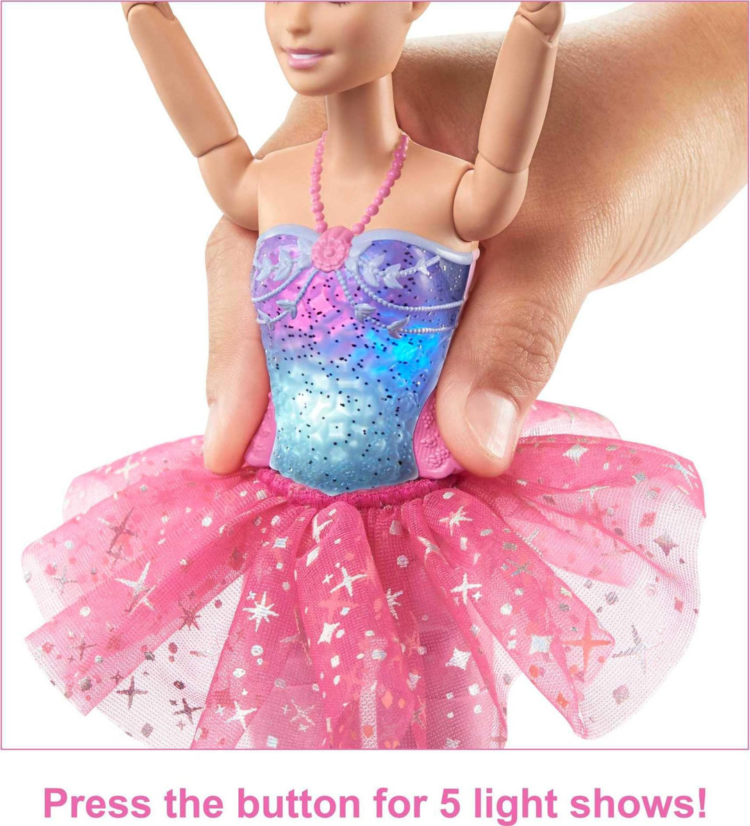 Barbie Dreamtopia Twinkle Lights Ballerina Doll, Blonde