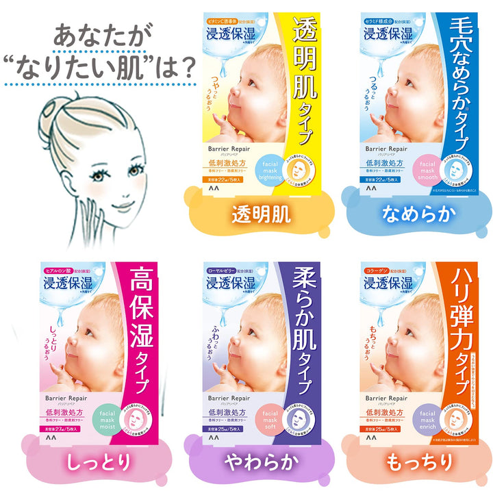 Barrier Repair Gatsby Mandom Facial Mask Enrich