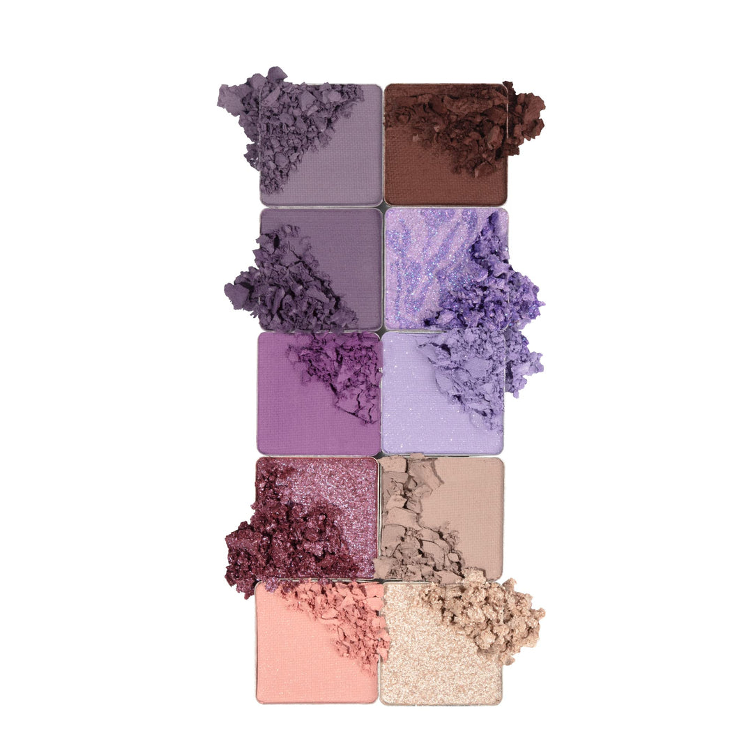 Pacifica Purple Nudes Mineral Eyeshadow Palette, 10 Shades