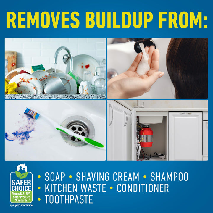 CLR Drain Build-Up Remover, 1240 ml