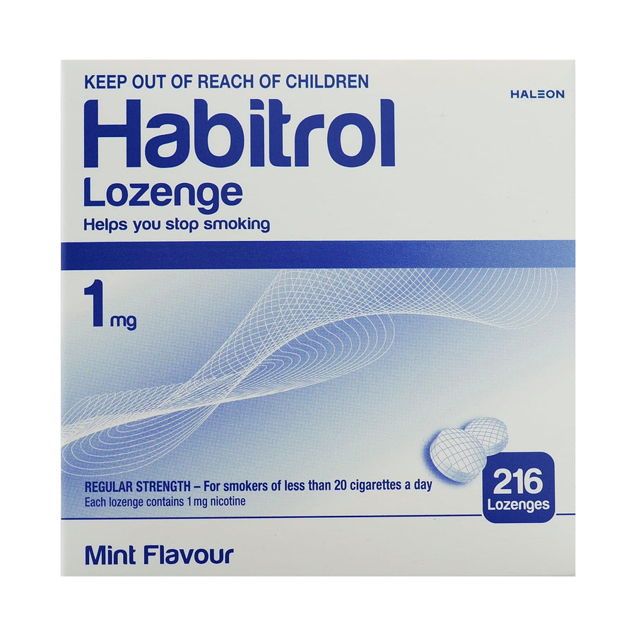 Habitrol Nicotine Lozenge, Mint, 1 mg, 216 Count