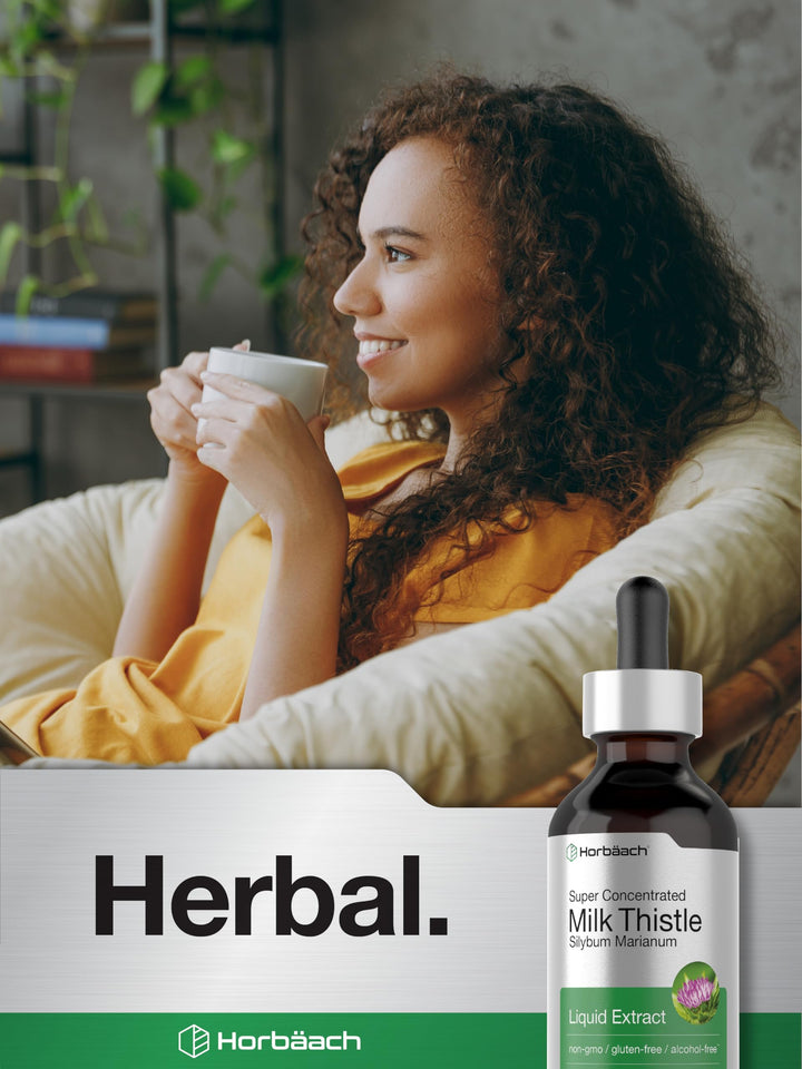 Horbäach Milk Thistle Extract Liquid, Alcohol Free, 60 ml