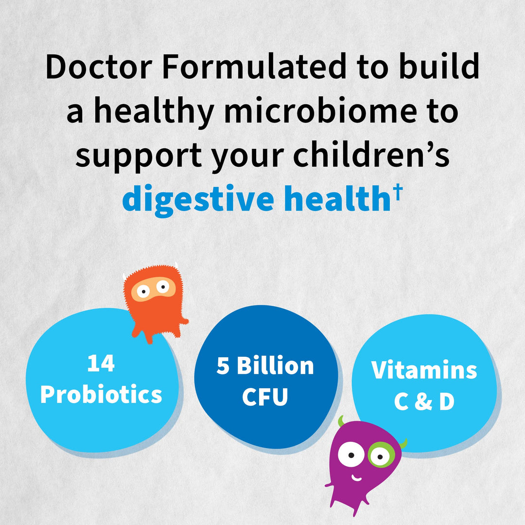Garden of Life Dr. Formulated Kids+ Probiotic, StrawBanana
