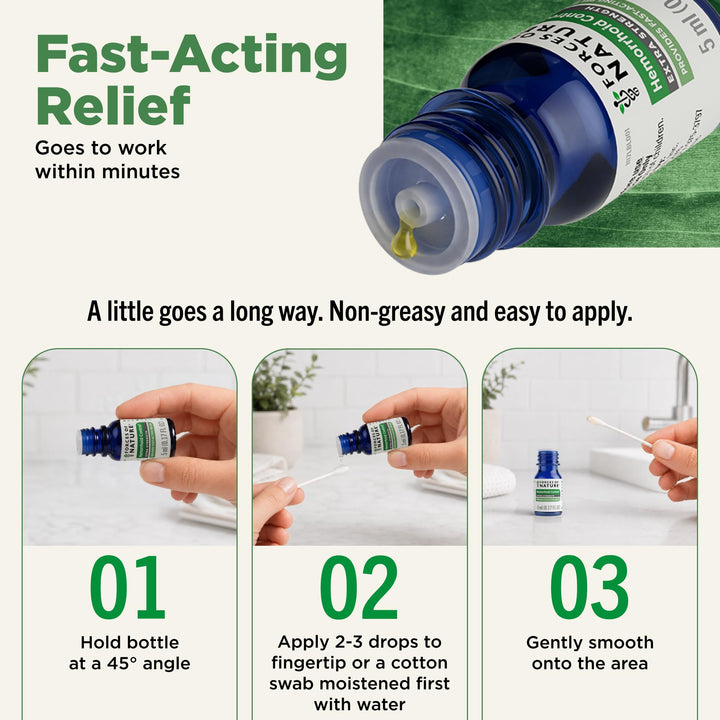 Forces of Nature Hemorrhoid Control Extra Strength, 5 ml