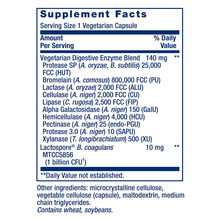 Life Extension Enhanced Super Digestive Enzymes And Probiotics, 60 Count