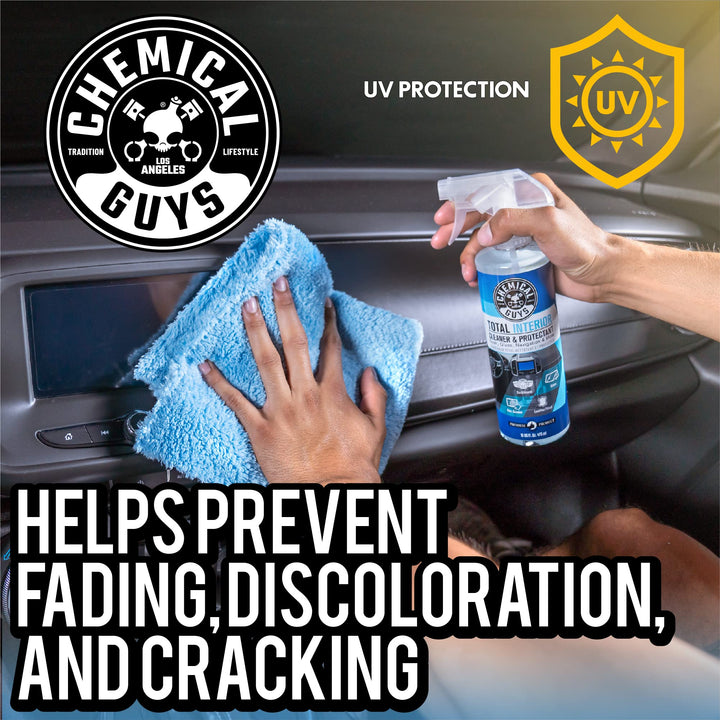 Chemical Guys Total Interior Cleaner And Protectant, Leather & Vinyl, 16 fl oz