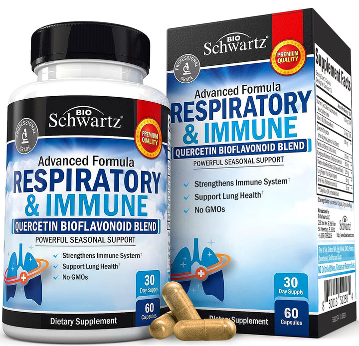 BioSchwartz Respiratory & Immune Lung Support Supplement, 60 Count
