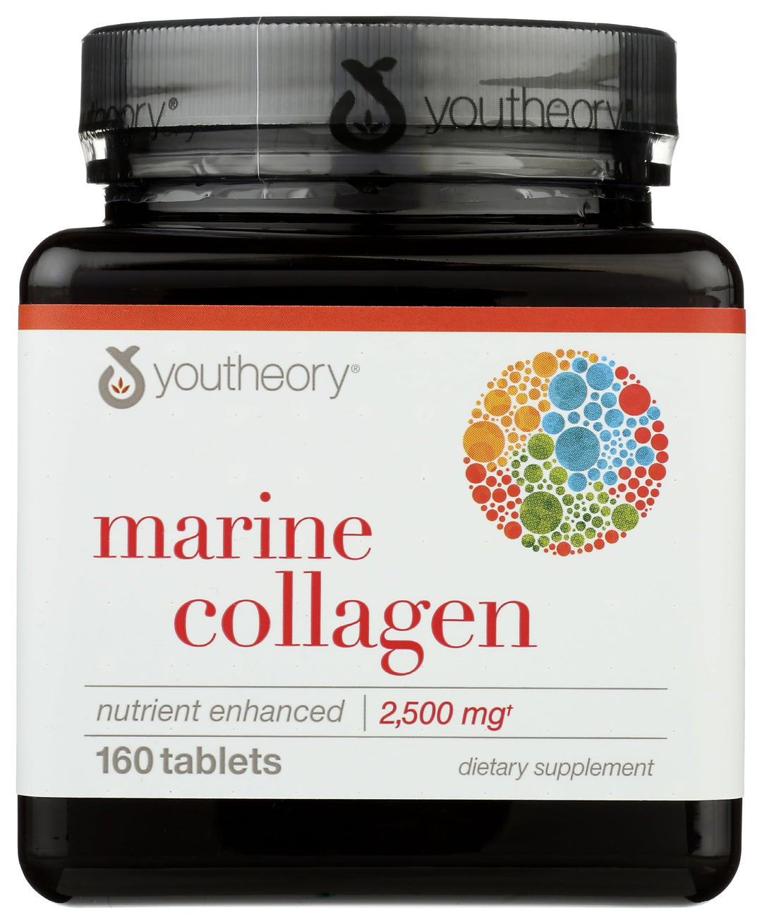 Youtheory Marine Collagen Tablets, 2,500 mg, 160 Count