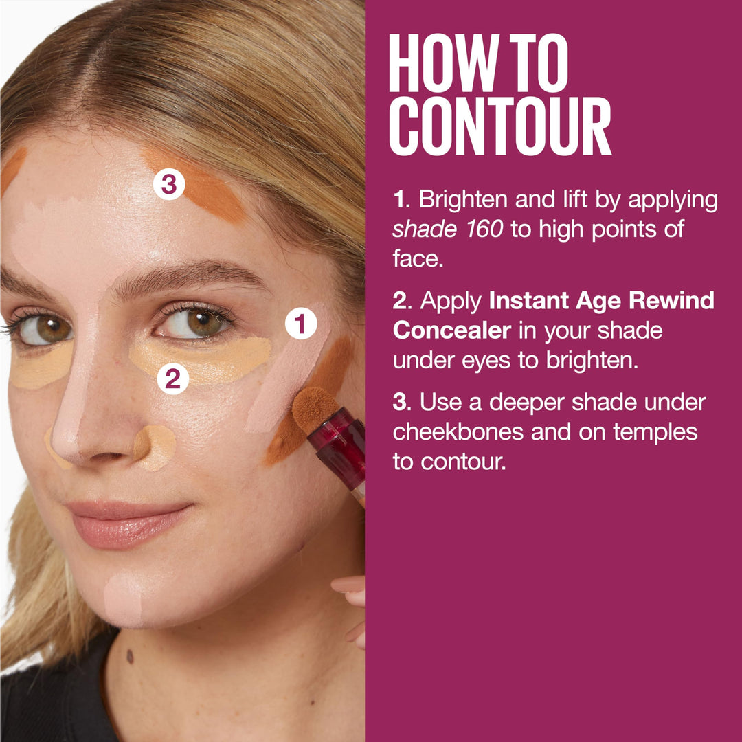Maybelline New York Instant Age Rewind Eraser Dark Circles Concealer, Sand