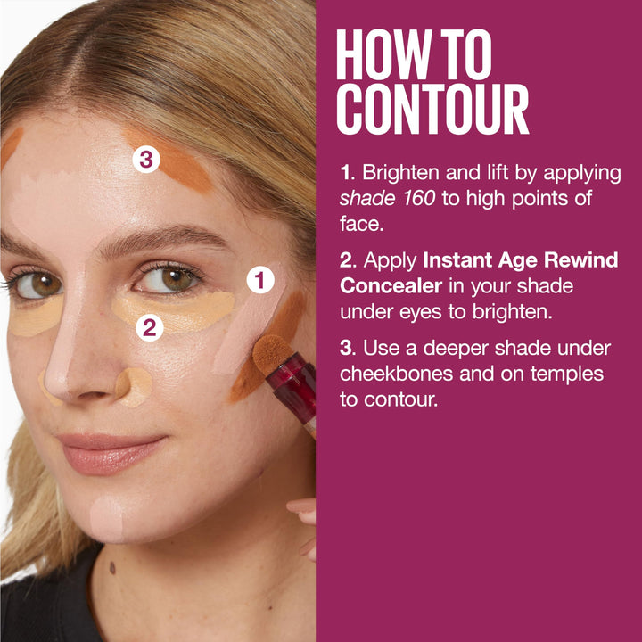 Maybelline New York Instant Age Rewind Eraser Dark Circles Concealer, Sand