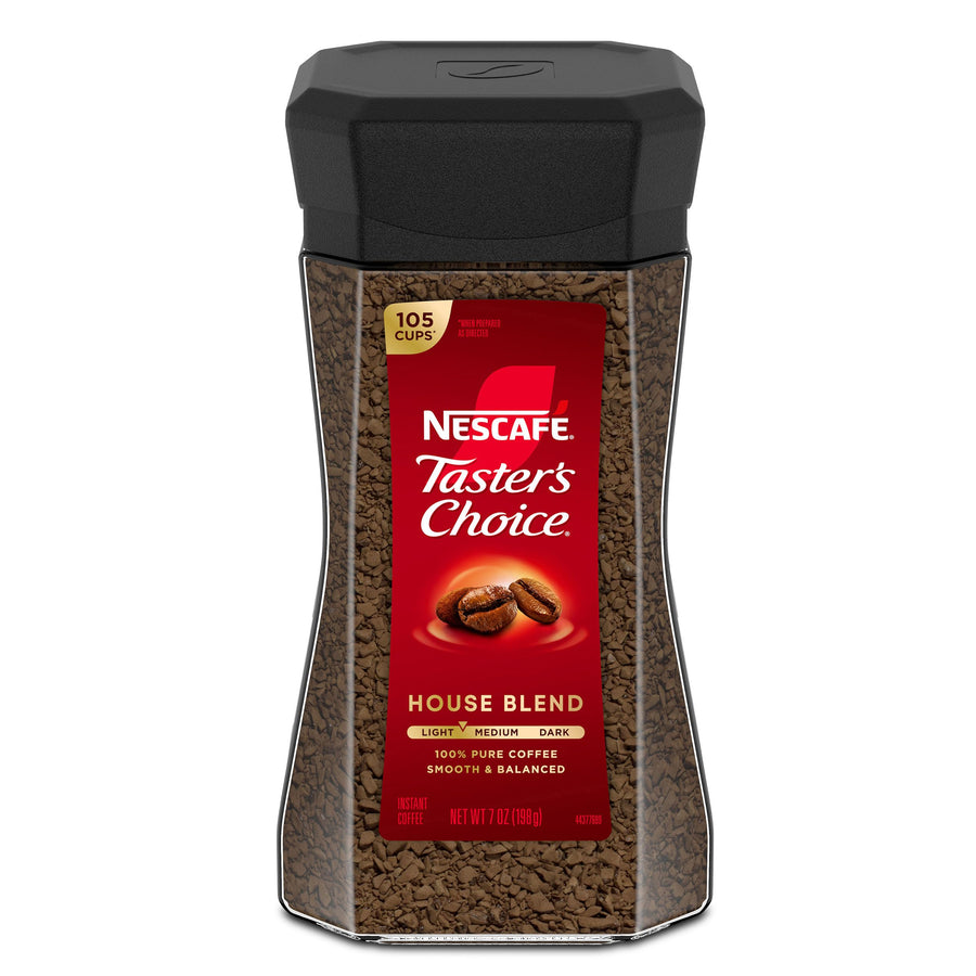 Nescafe Taster's Choice Instant Coffee, House Blend, 7 oz