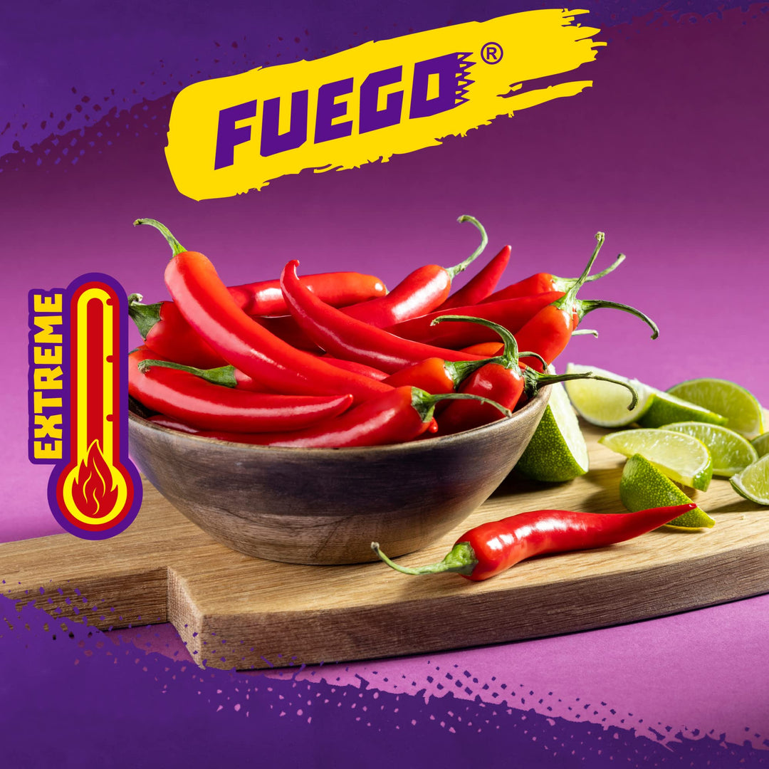 Takis Mini Rolled Tortilla Chips, Fuego, 25 Count