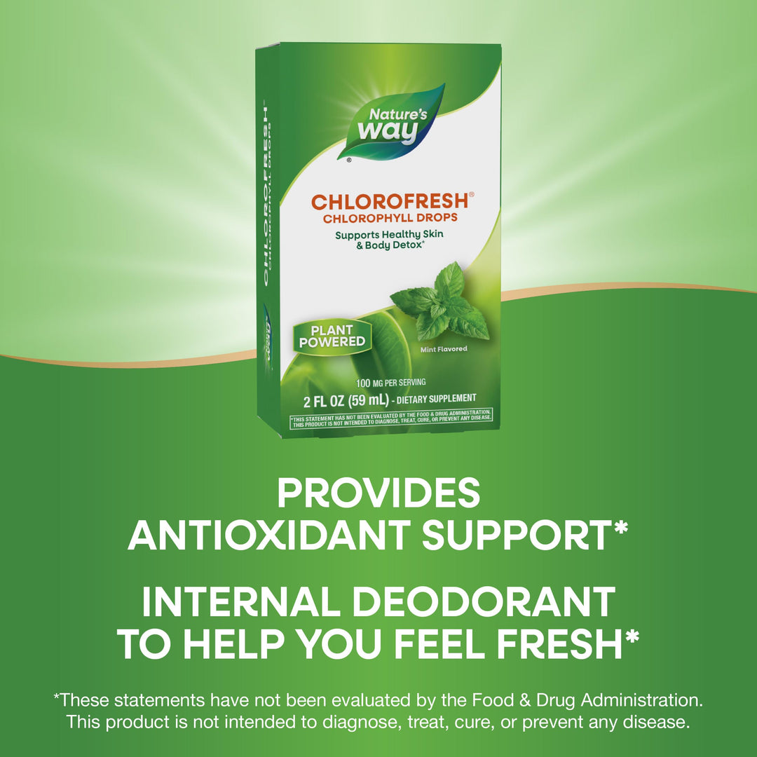 Nature's Way Chlorofresh Chlorophyll Drops, Mint, 2 fl oz