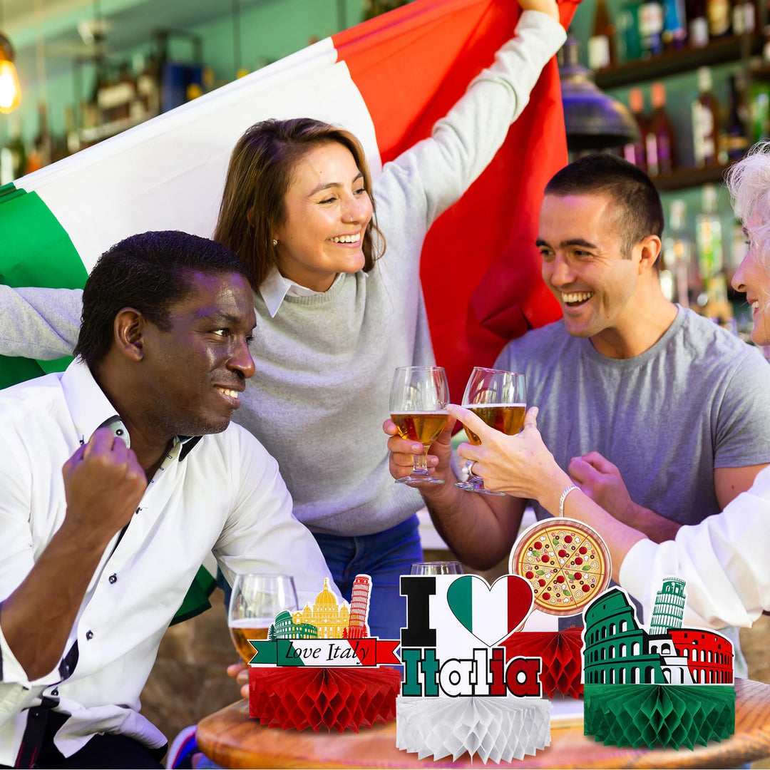 Spiareal Italy Party Decorations, 9 Count