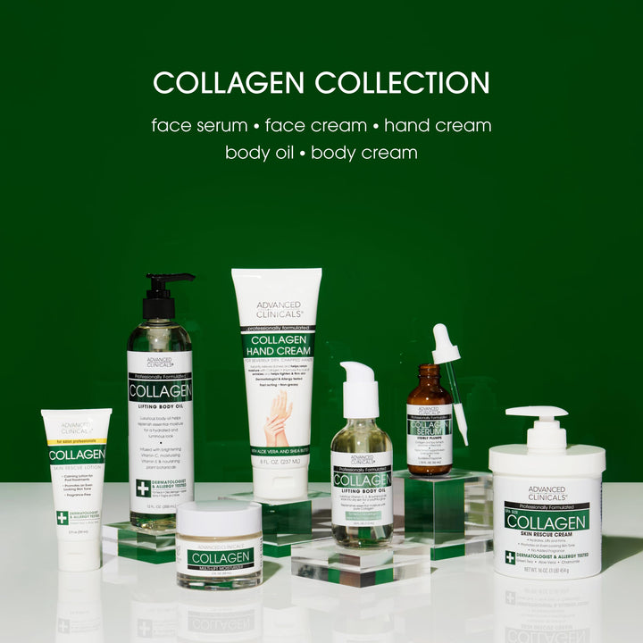 Advanced Clinicals Collagen Cream, 2 fl oz