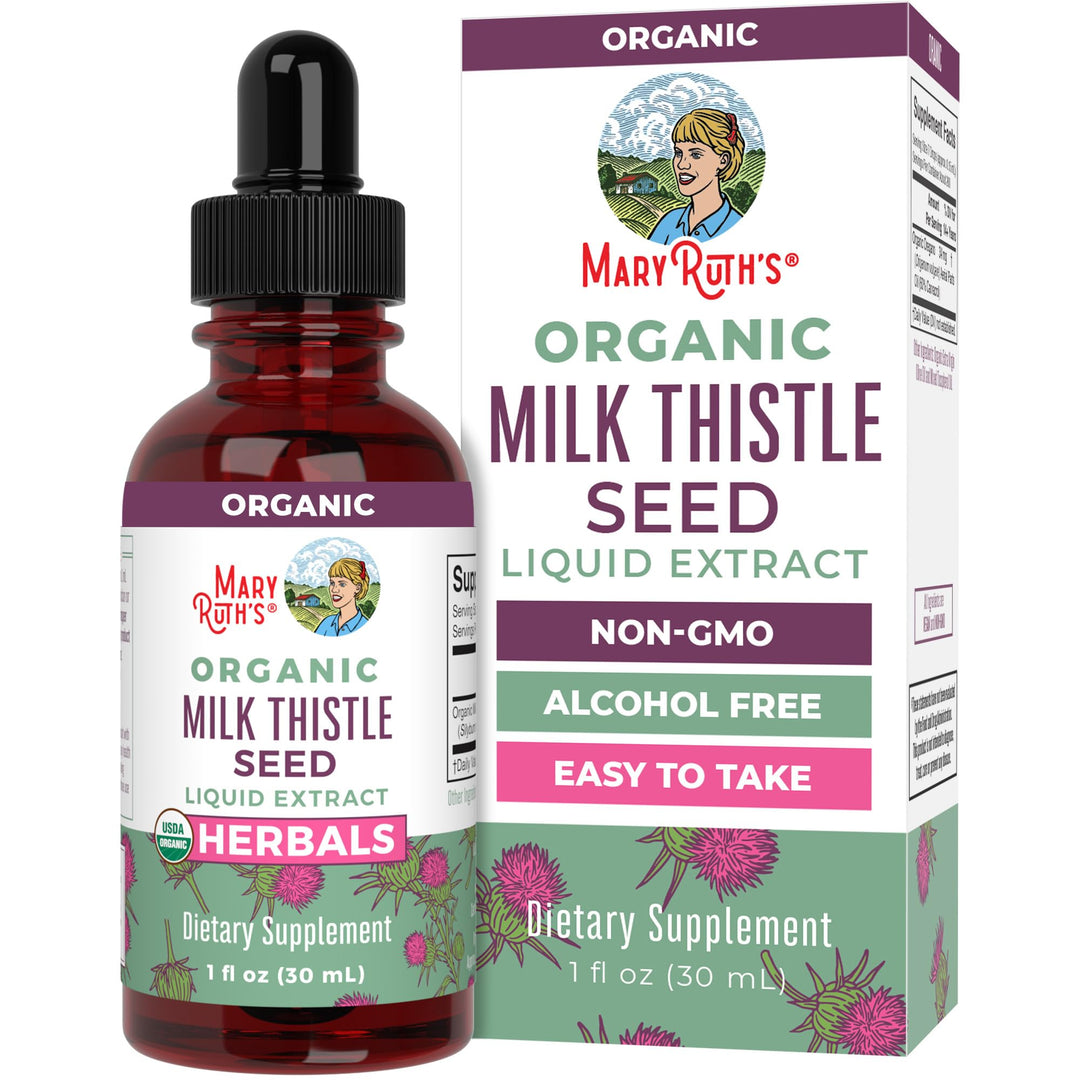 MARYRUTH'S Milk Thistle Seed Liquid Extract Drops, 1 fl oz