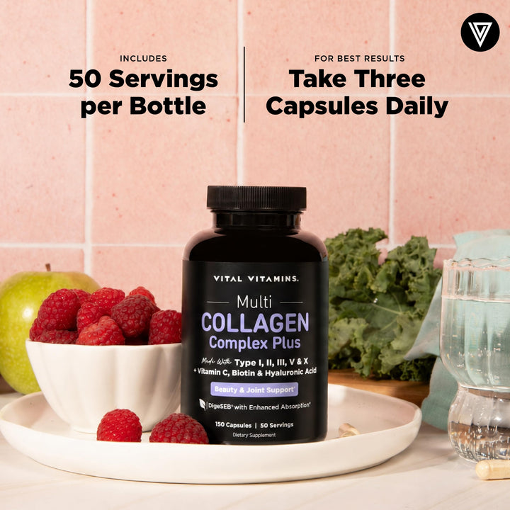 Vital Vitamins Multi Collagen Plus, 150 Count