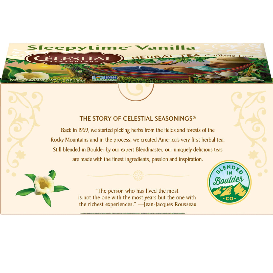 Celestial Seasonings Sleepytime Vanilla Herbal Tea, 20 Count