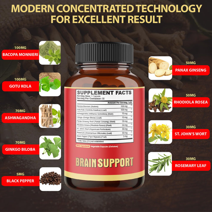 agobi Brain Support Supplement, 90 Count