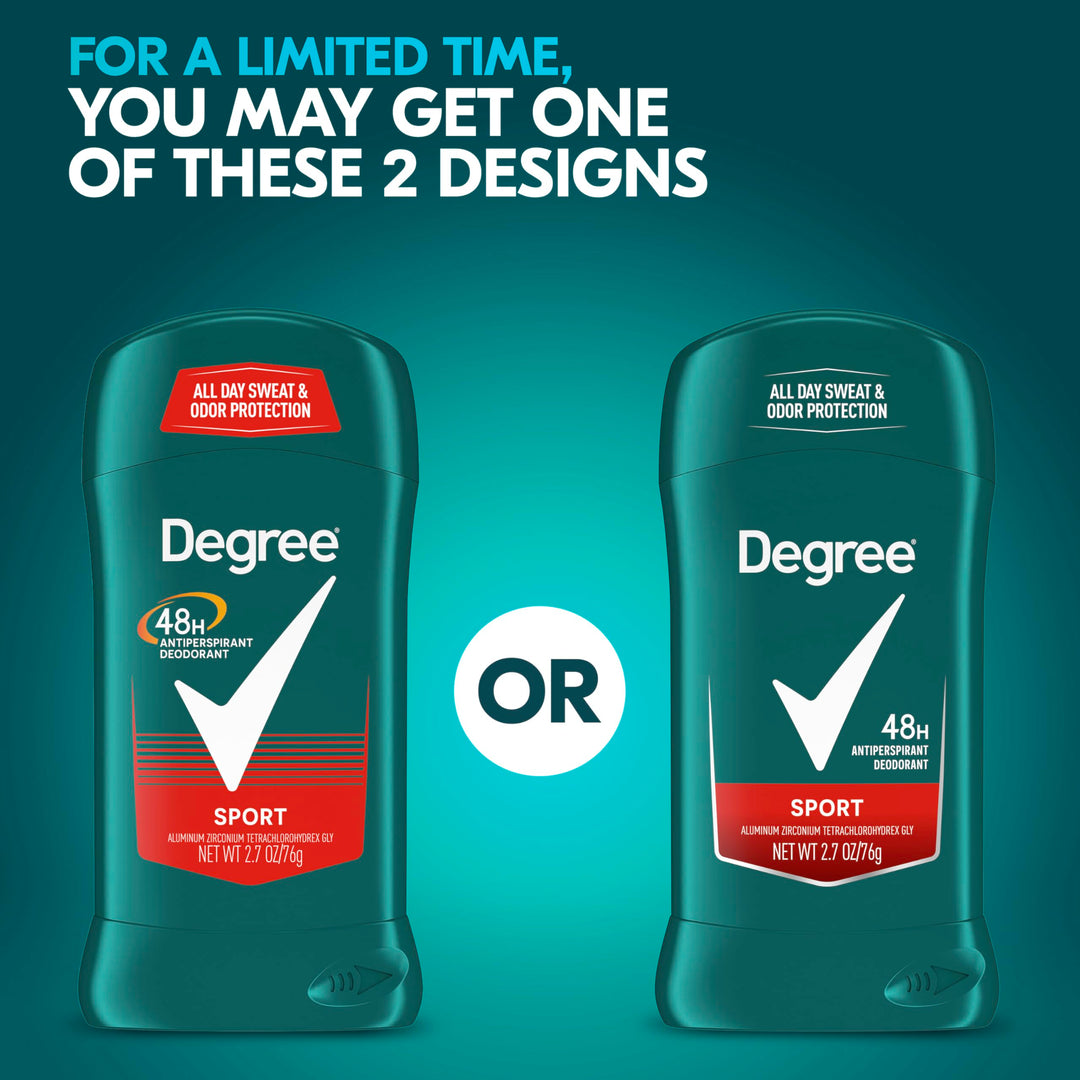 Degree Sport Invisible Antiperspirant & Deodorant Stick, 2.7 oz