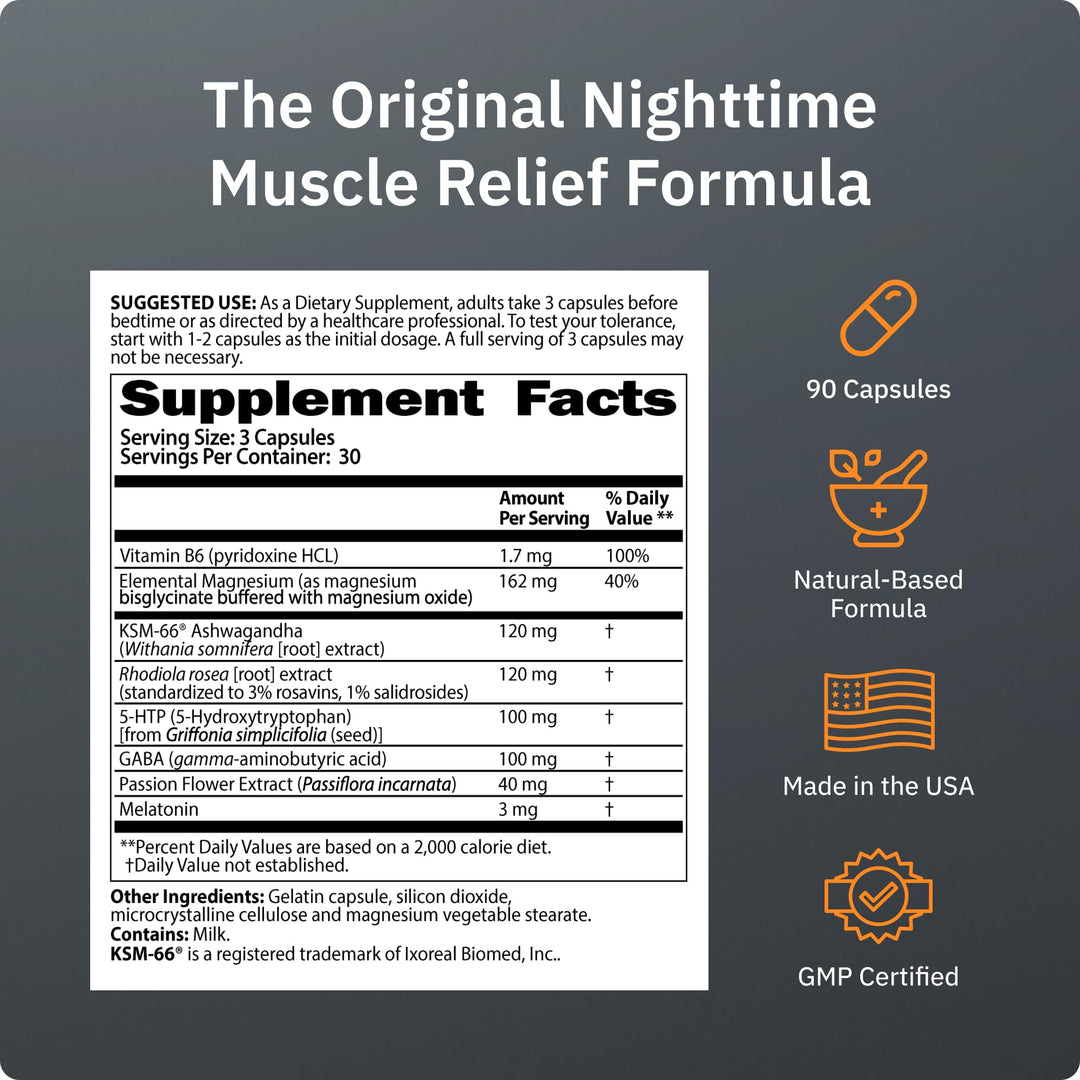 SaltWrap Mag R&R Nighttime Muscle Cramp Relief, 90 Count