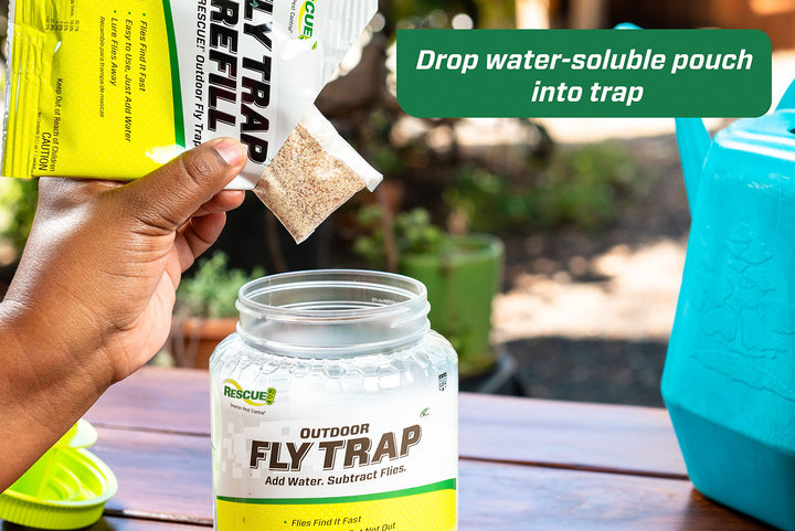 RESCUE! Outdoor Fly Trap, Reusable