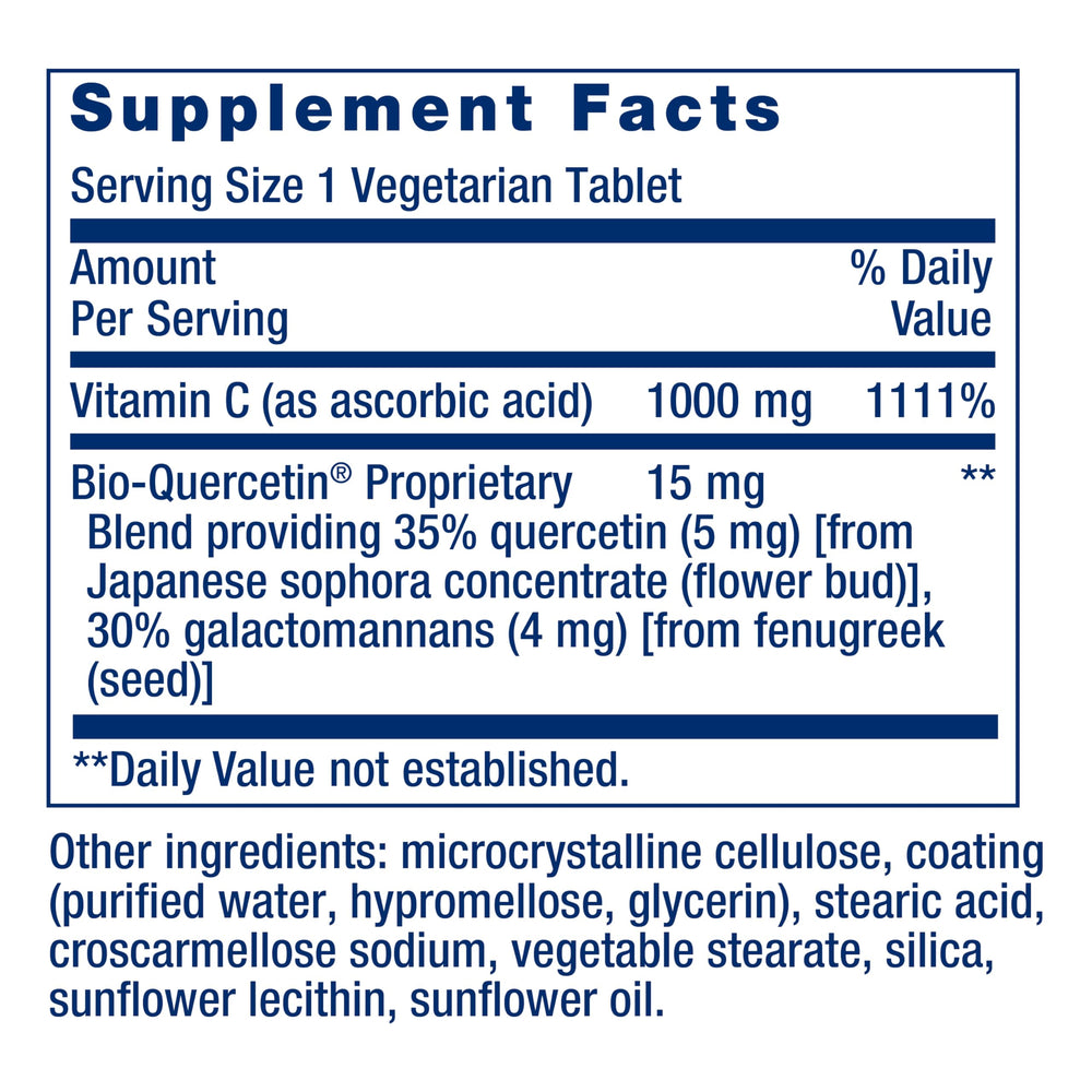 Life Extension Vitamin C & Bio-Quercetin Phytosome, 250 Count