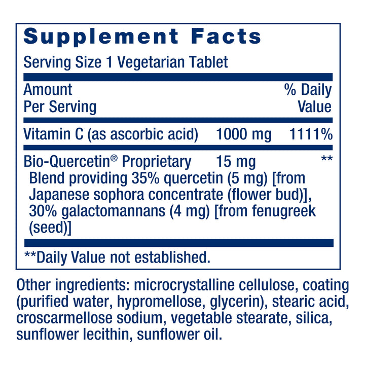 Life Extension Vitamin C & Bio-Quercetin Phytosome, 250 Count