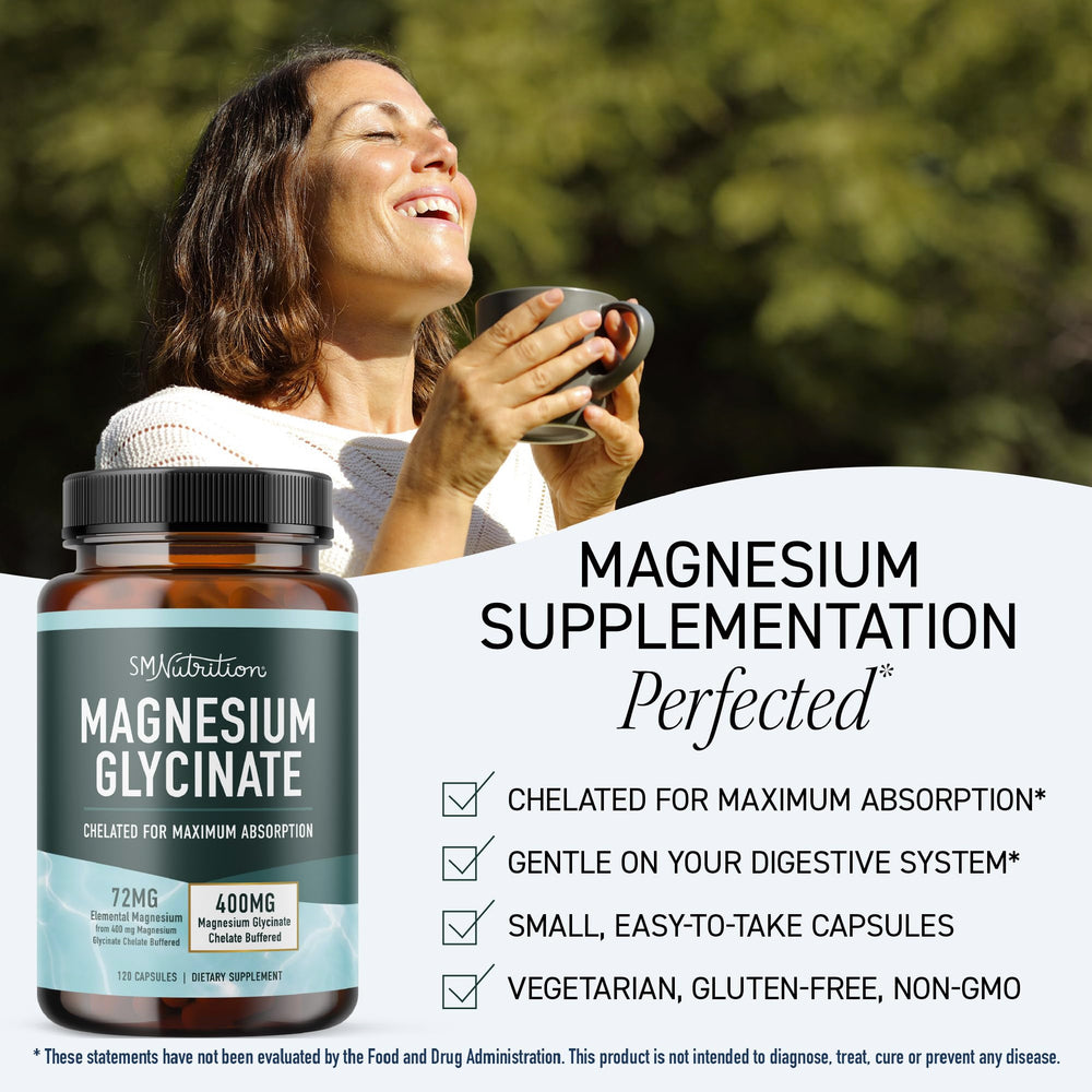 SMNutrition Magnesium Glycinate, 400mg