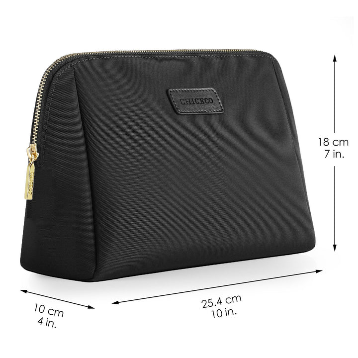 CHICECO Cosmetic Pouch Clutch, Black