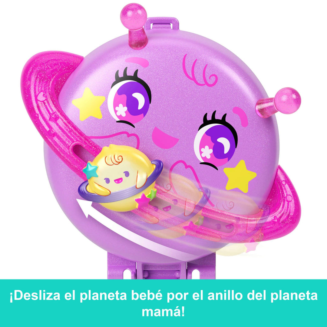 Polly Pocket Dolls and Playset, Planet Polly Space Casket, 1 Count