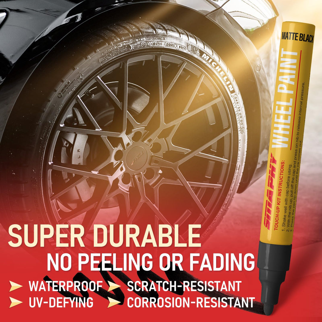 Smaphy Wheel Repair Kit, Matte Black