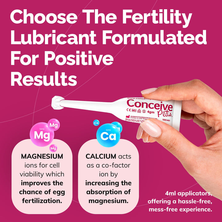 CONCEIVE PLUS Fertility Lubricant, Travel Size, 3 Count