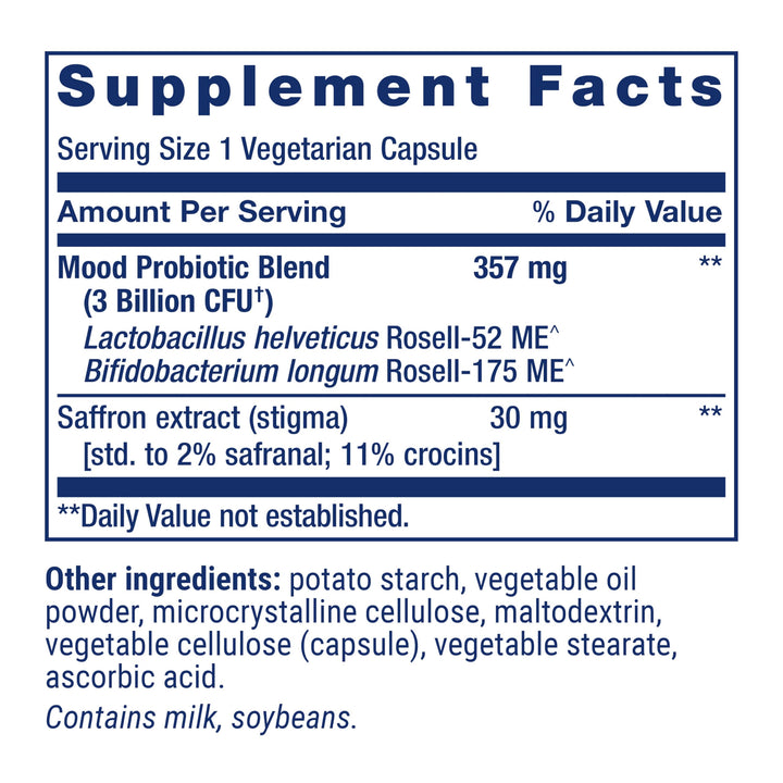 Life Extension Florassist Mood Improve Probiotic, 30 Count